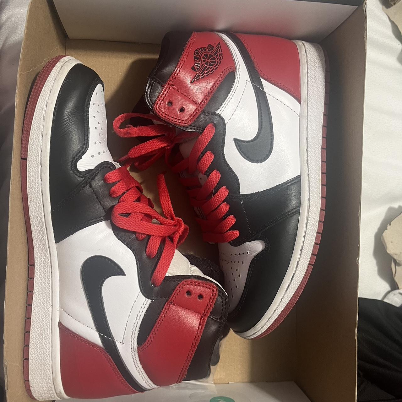 creased jordan 1