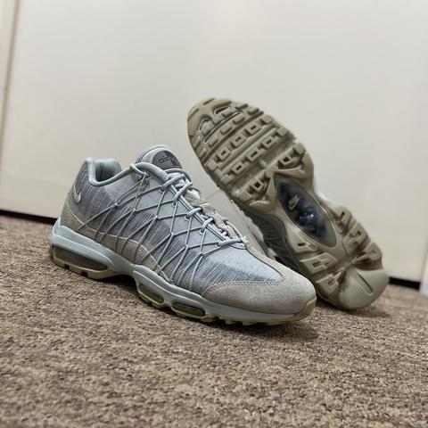 Mens 'air max 95 top ultra jacquard trainers - khaki