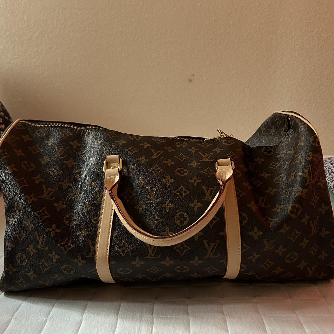 LV purse red interior. Got the signs to prove its - Depop