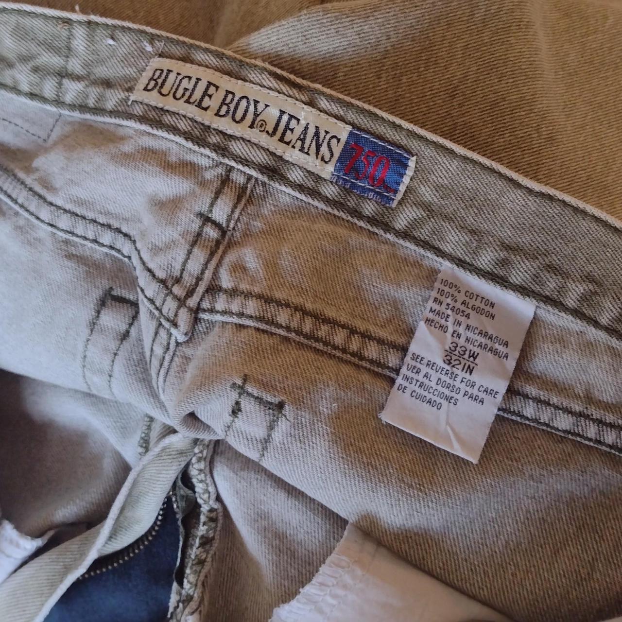 90s Bugle Boy jeans Super sick pair of pants nice... Depop