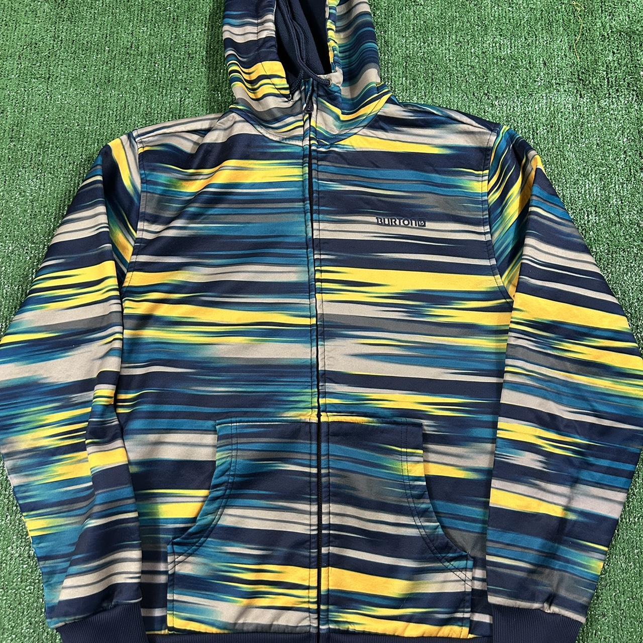 Men s Burton multicolored wave ski hoodie Super Depop