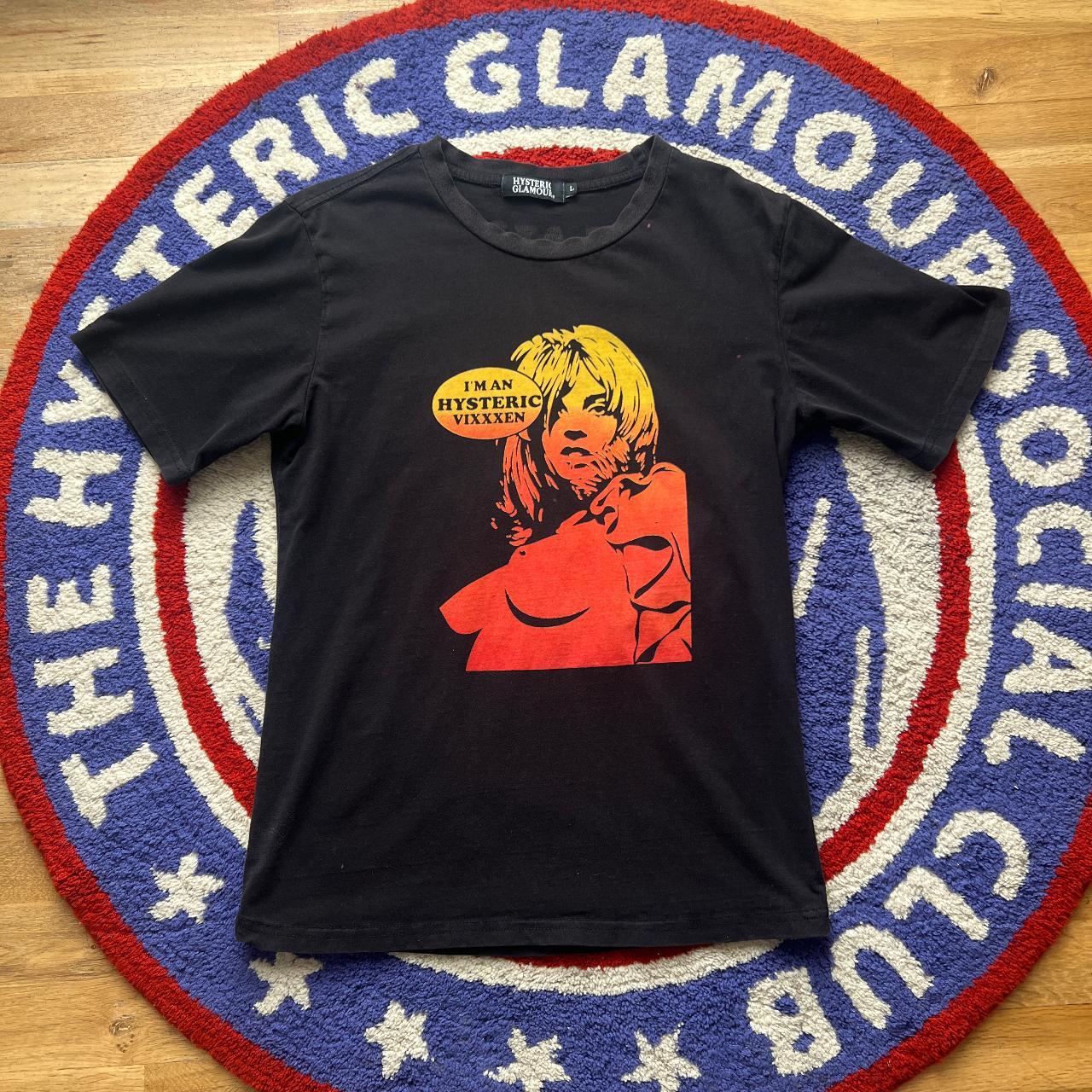 vintage hysteric glamour girl black tee-