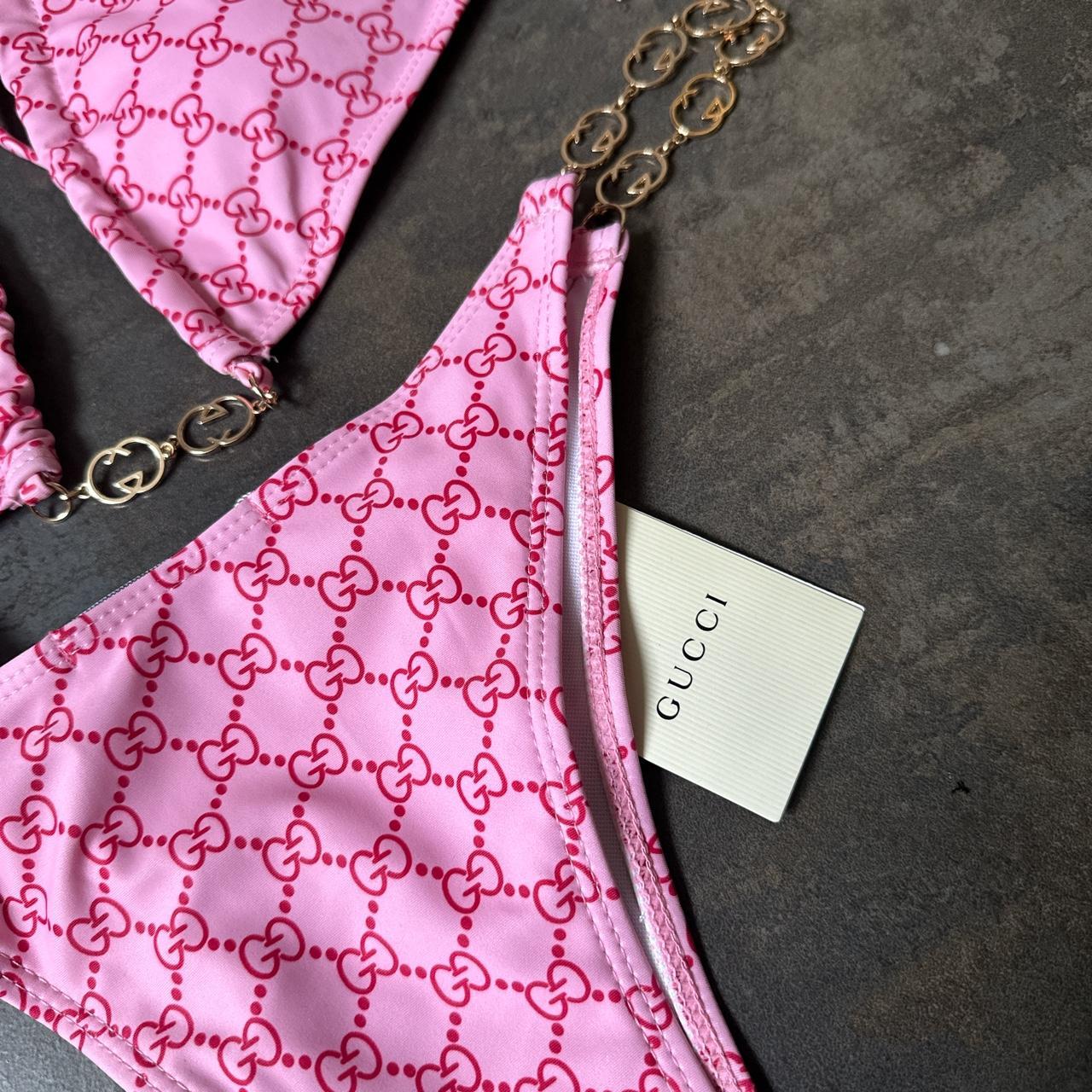 Pink Gucci Bikini 👙 Custom Designs... - Depop
