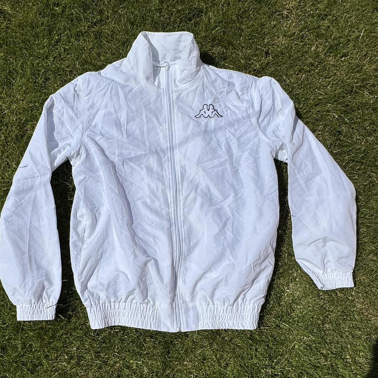 Kappa white windbreaker jacket Vintage find Depop