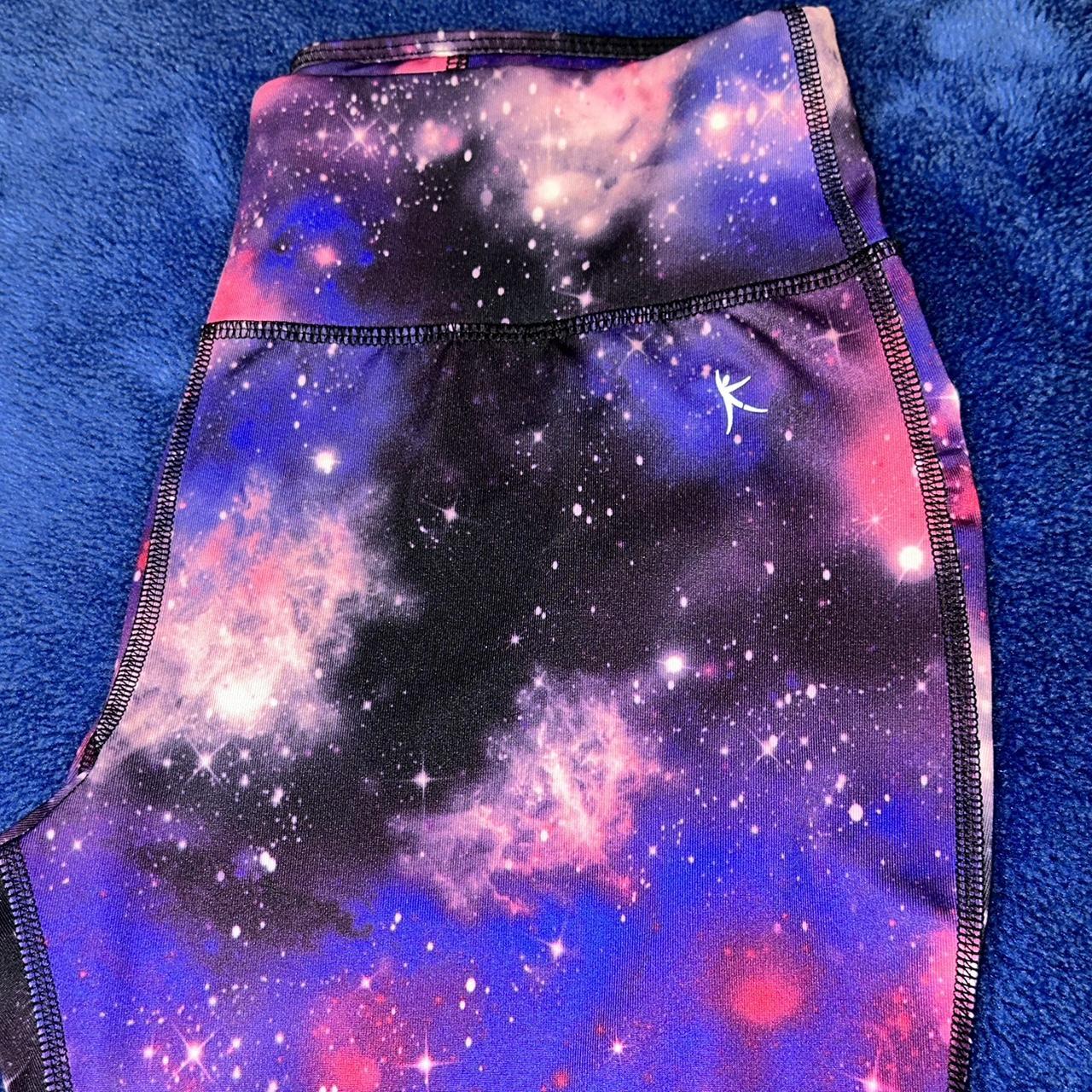 Galaxy Print Leggings - size Small - great condition - Depop