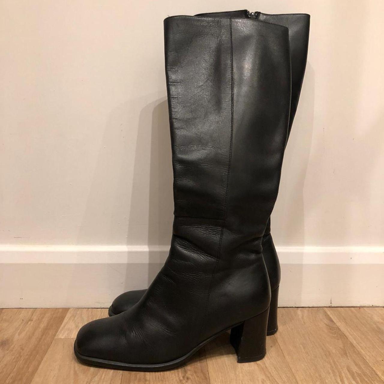 Gorgeous 90's Italian leather Boots!! Sadly don’t... - Depop