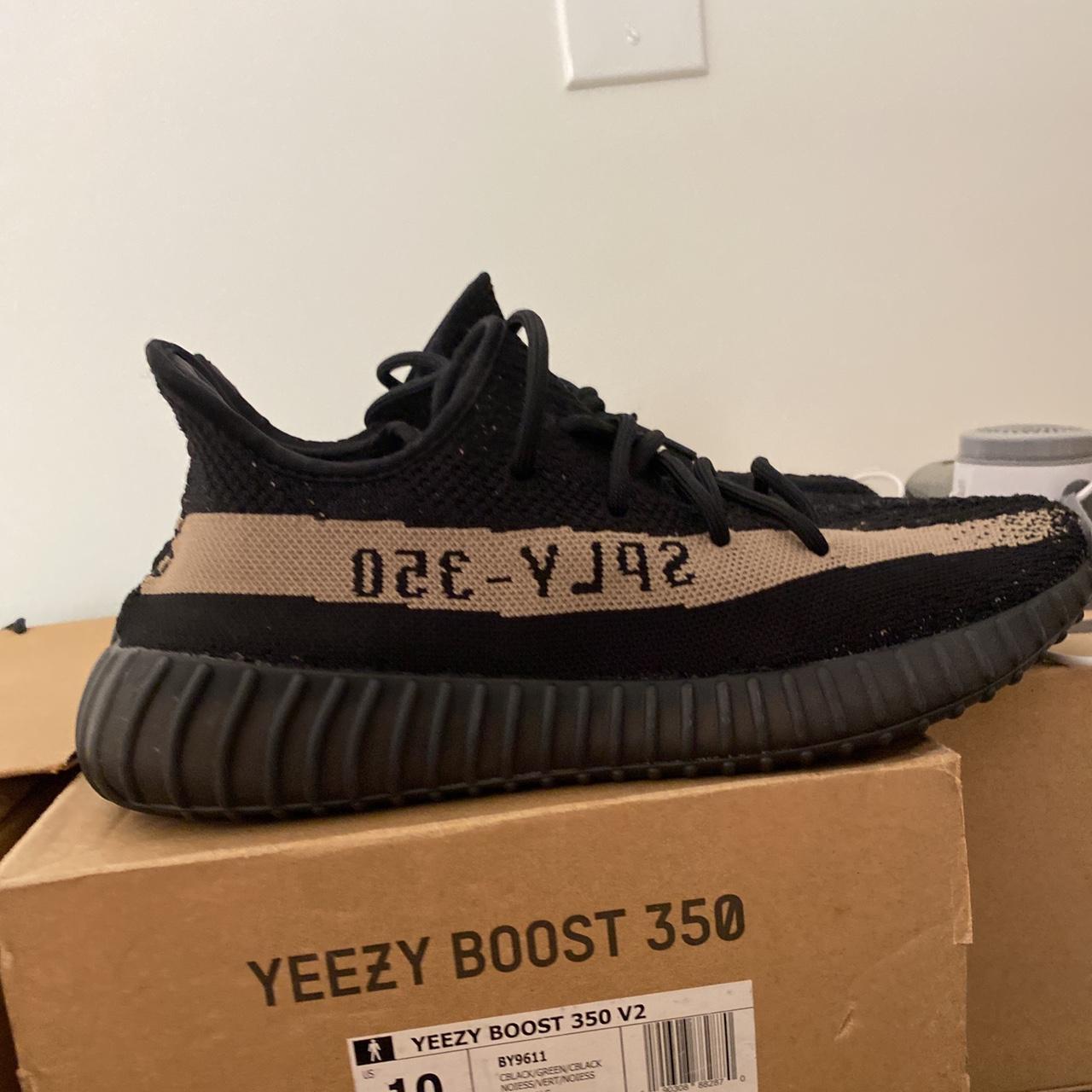 yeezy 350 V2 green Super clean No dragging wear Depop