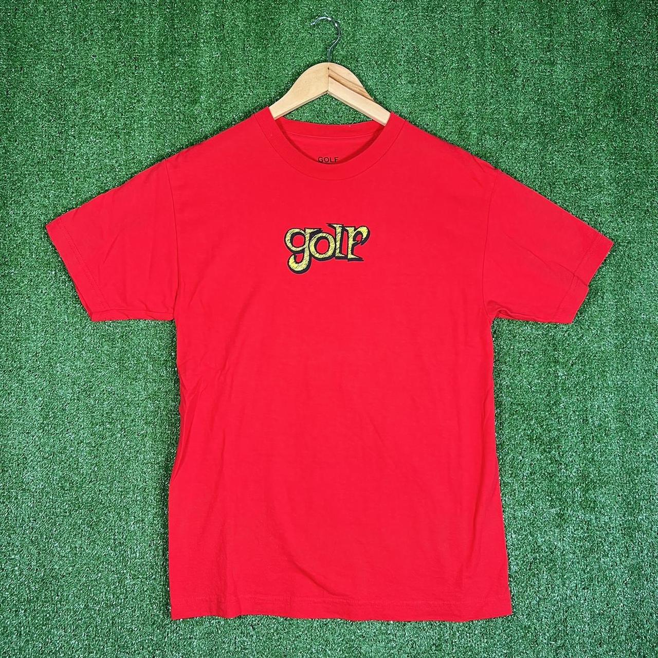 GOLF Tyler The Creator Red Short Sleeve T Shirt Size | Depop