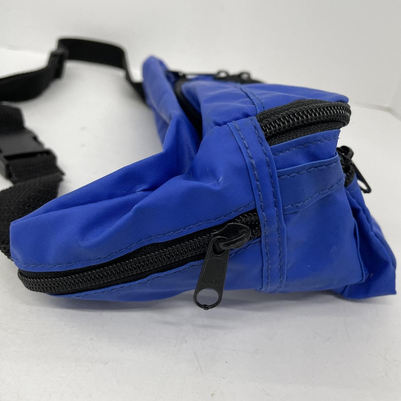 Vintage Jordache Fanny Pack Waist Bum Bag Blue... - Depop