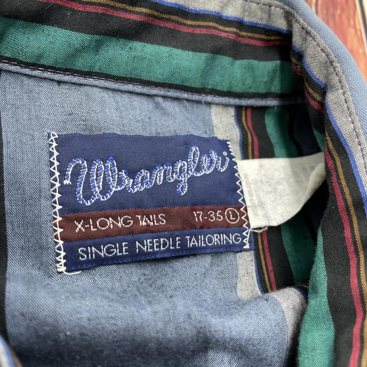 Wrangler Men's Blue Shirt | Depop