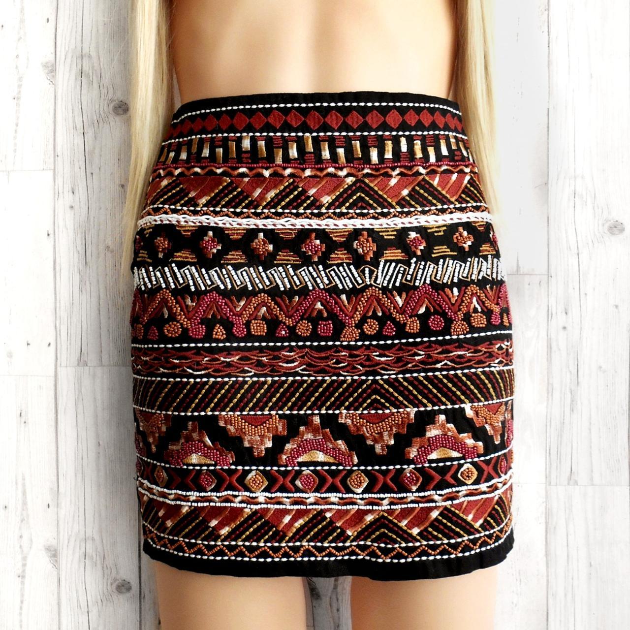 Pencil Skirt Striped Skirt H&m H&M Embellished Pencil Skirt