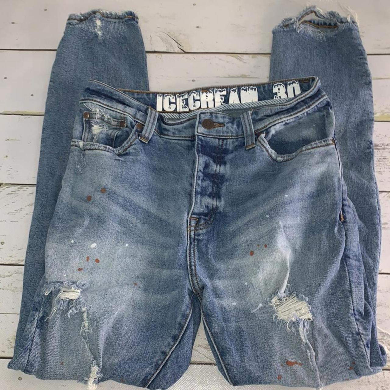 Ice Cream Men’s Gelato Jean Vintage Wash New... Depop