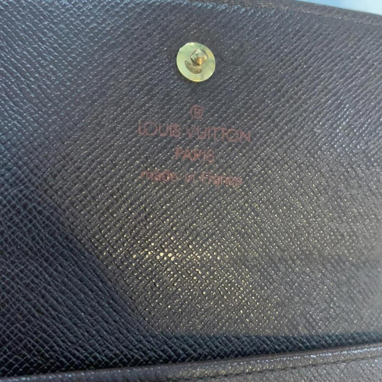 Louis Vuitton Damien Ebene Elise Wallet Date code - Depop