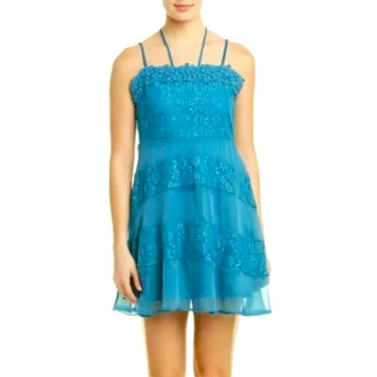 Foxiedox blue lace clearance dress