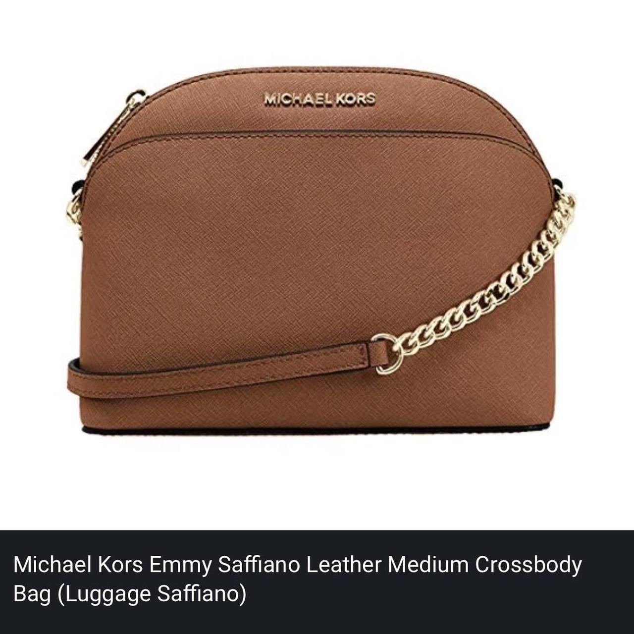 Michael Kors Emmy Saffiano Leather Medium Crossbody Bag. Purchase from   