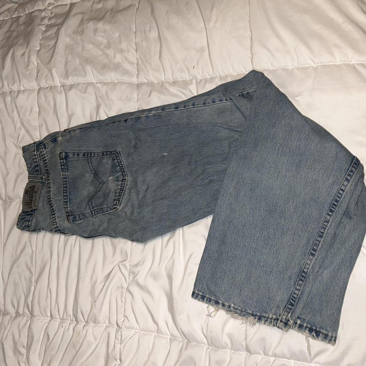 Silver tab jeans from the 90’s I’m worn condition... - Depop