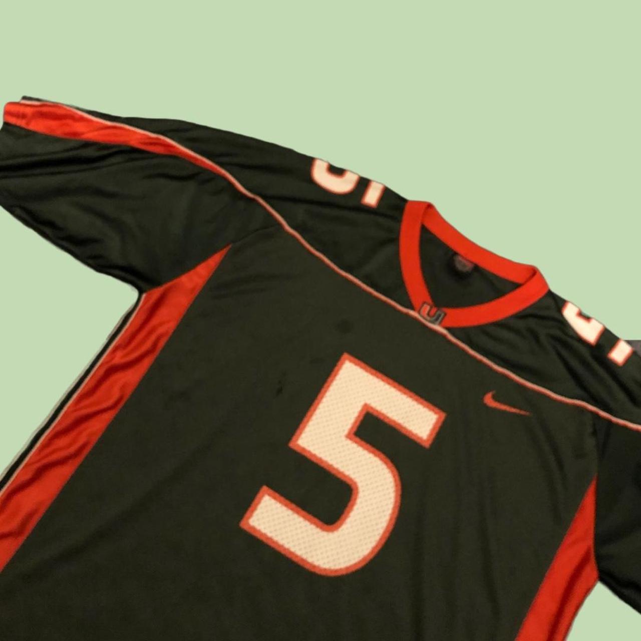 2000s Nike University of Miami Hurricanes Football... Depop