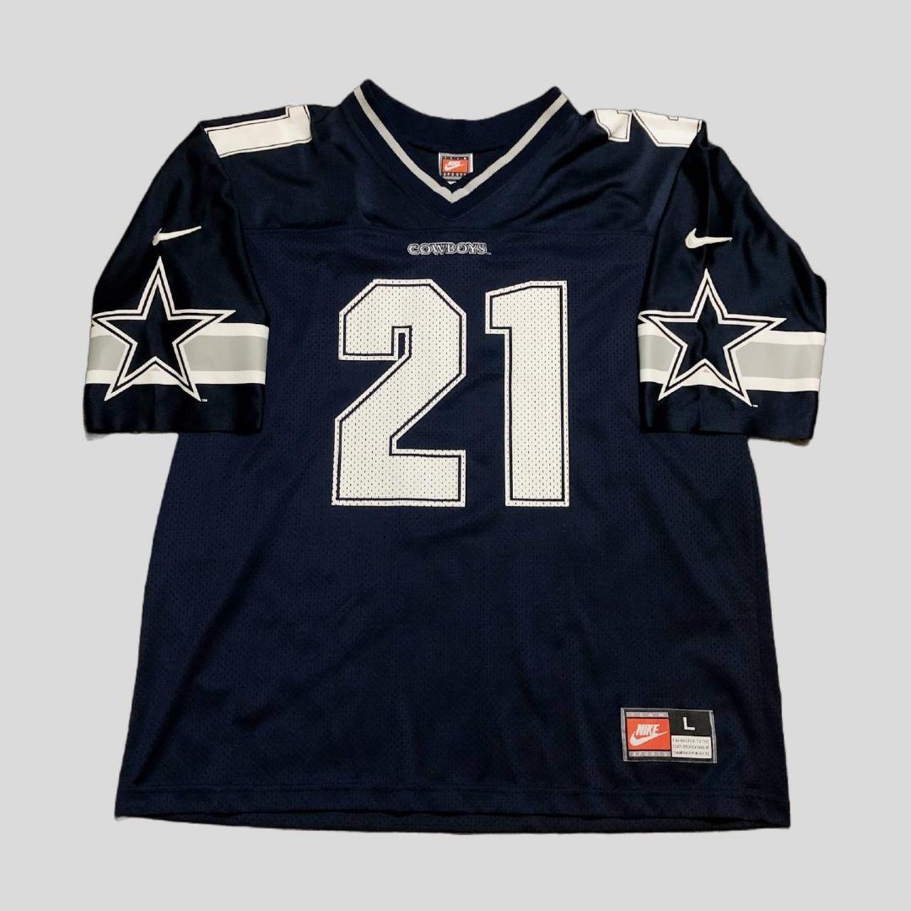 Nike Deion Sanders Dallas Cowboys Men's Game White Jersey