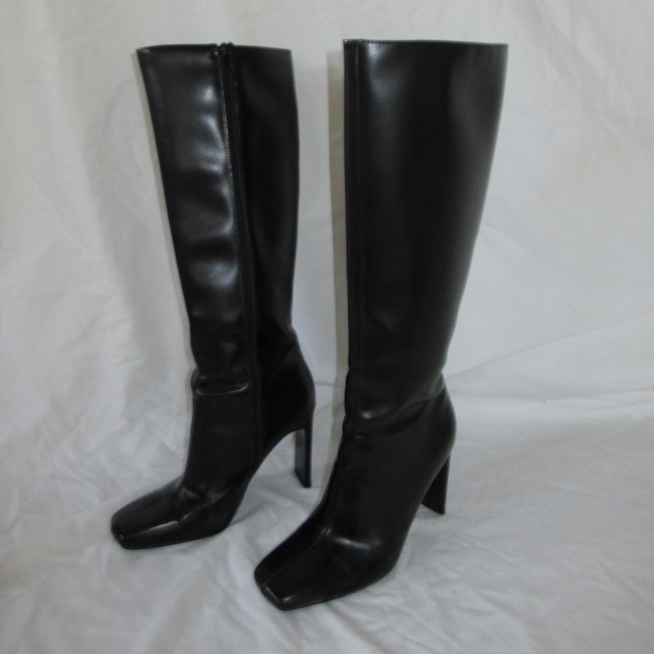 Zara Women's Black Boots | Depop