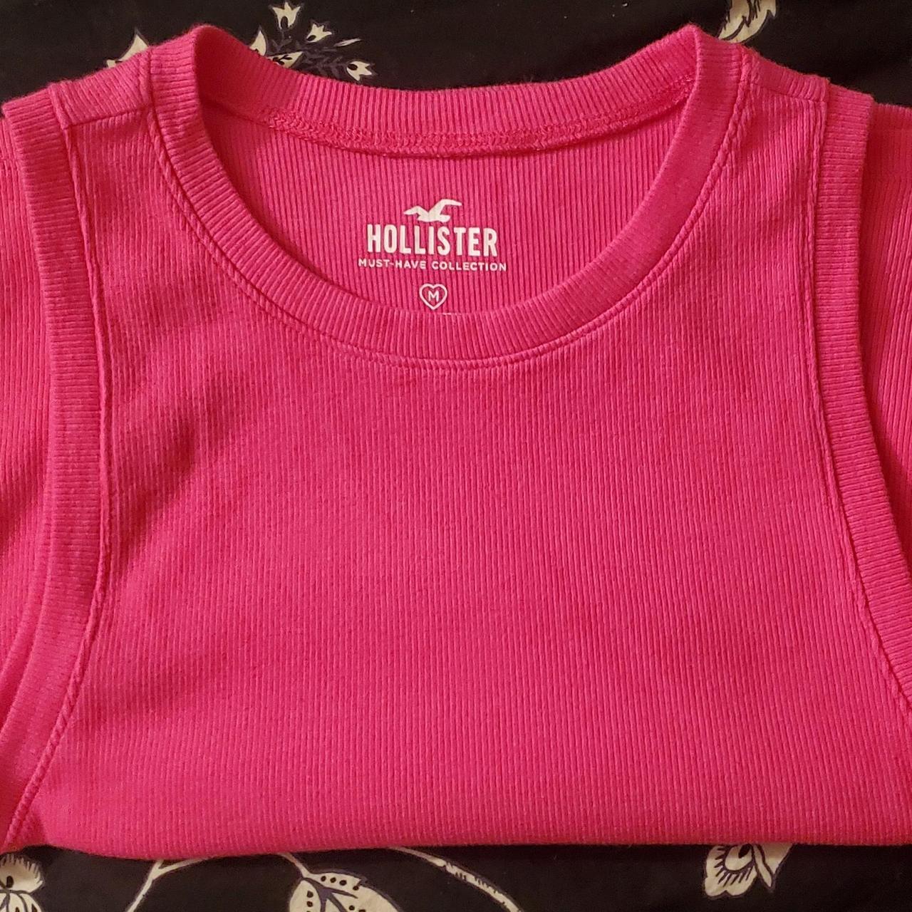 Hollister best sale pink top