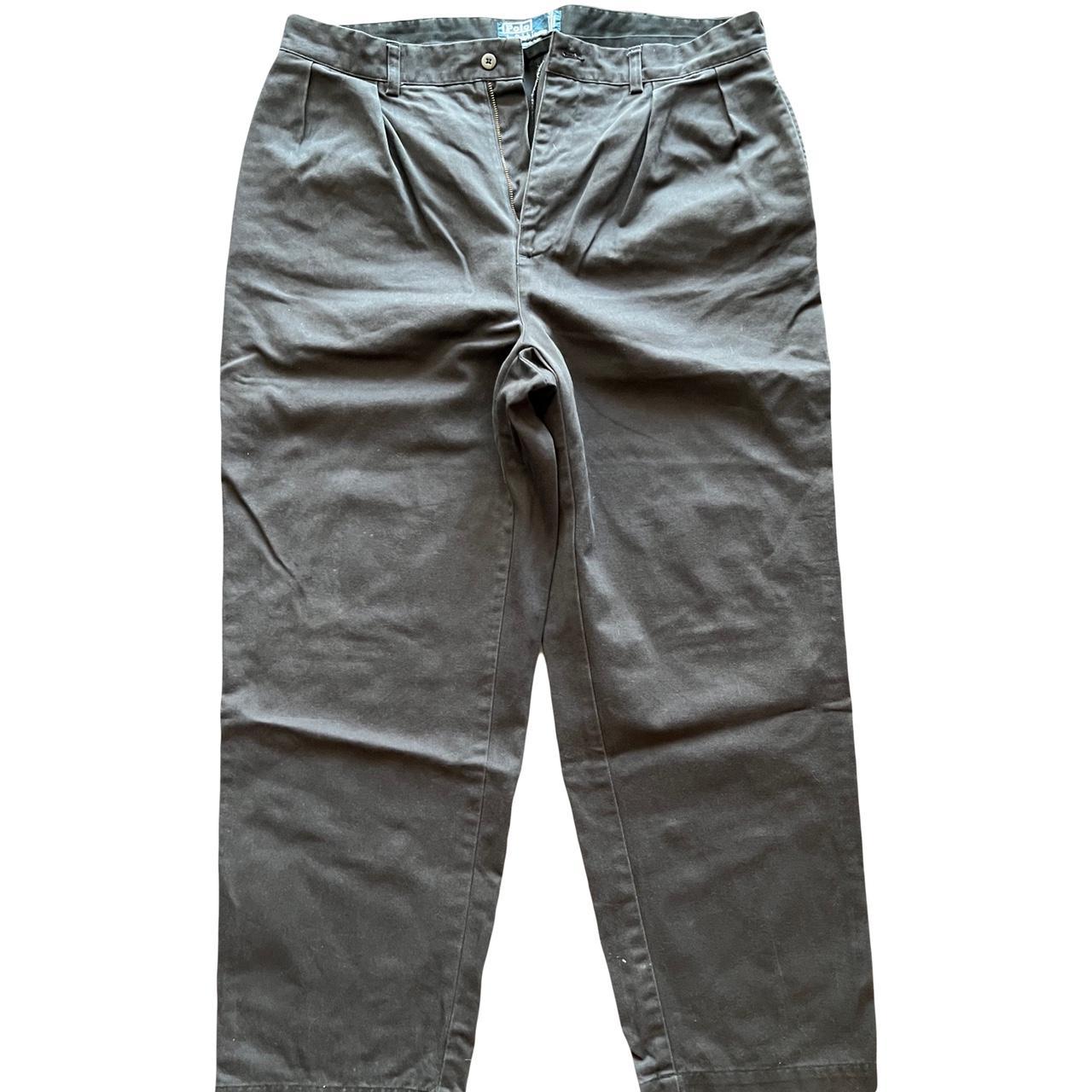 Faded store black chinos