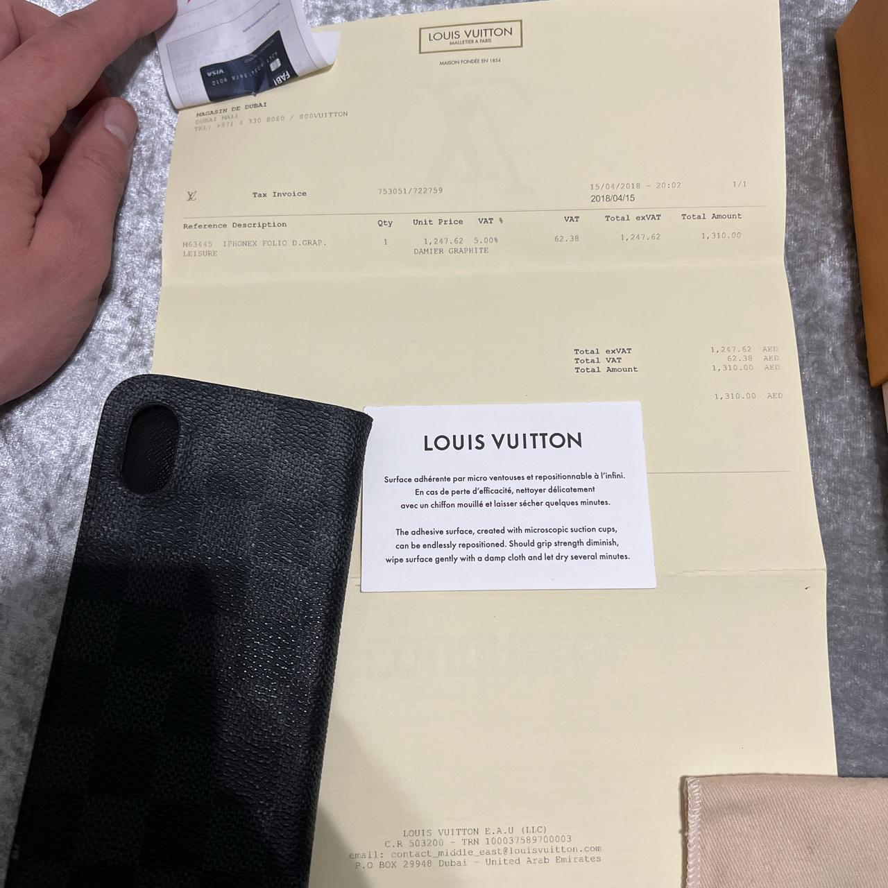 Louis Vuitton iPhone XR case Leather back Suede - Depop