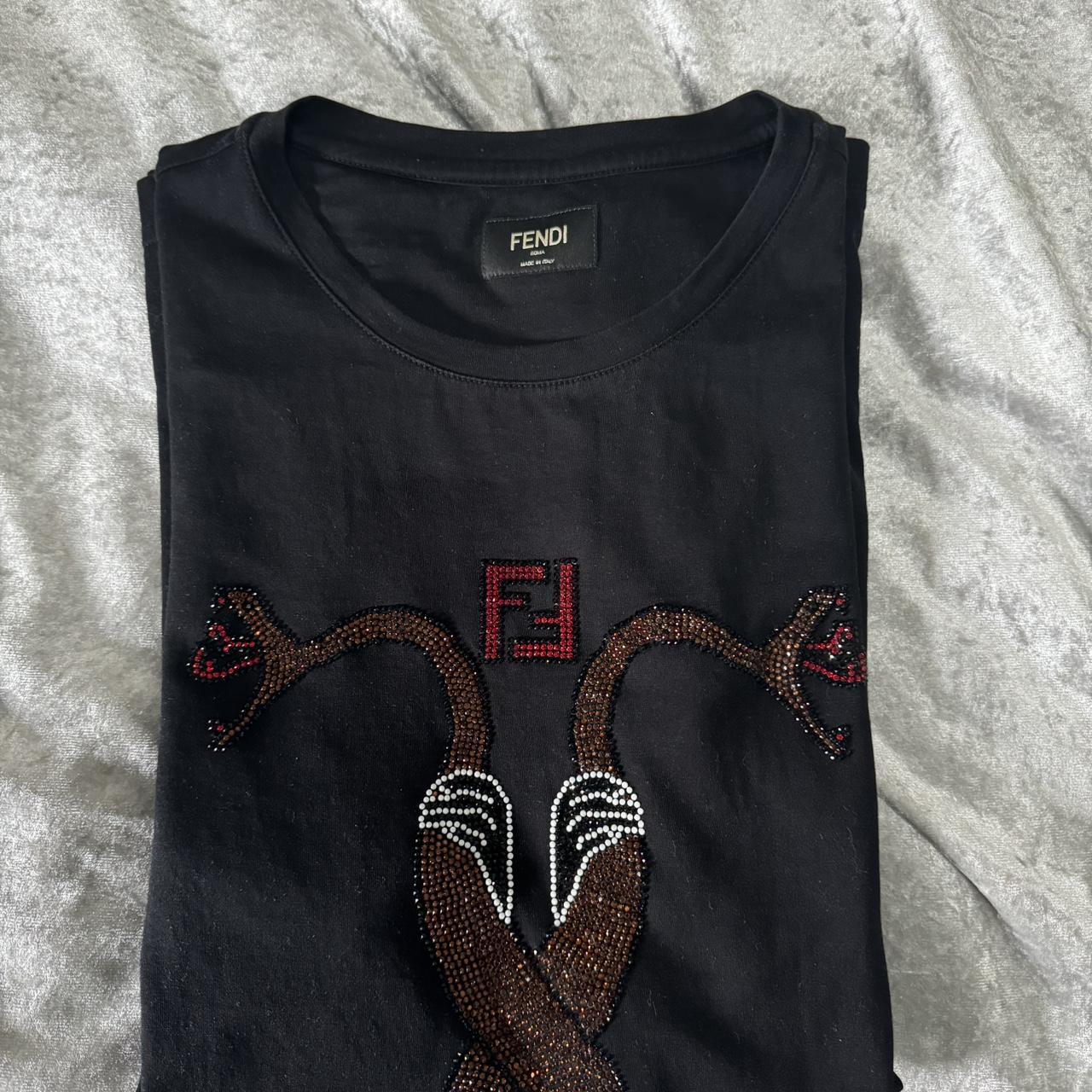 Fendi snake fashion t shirt