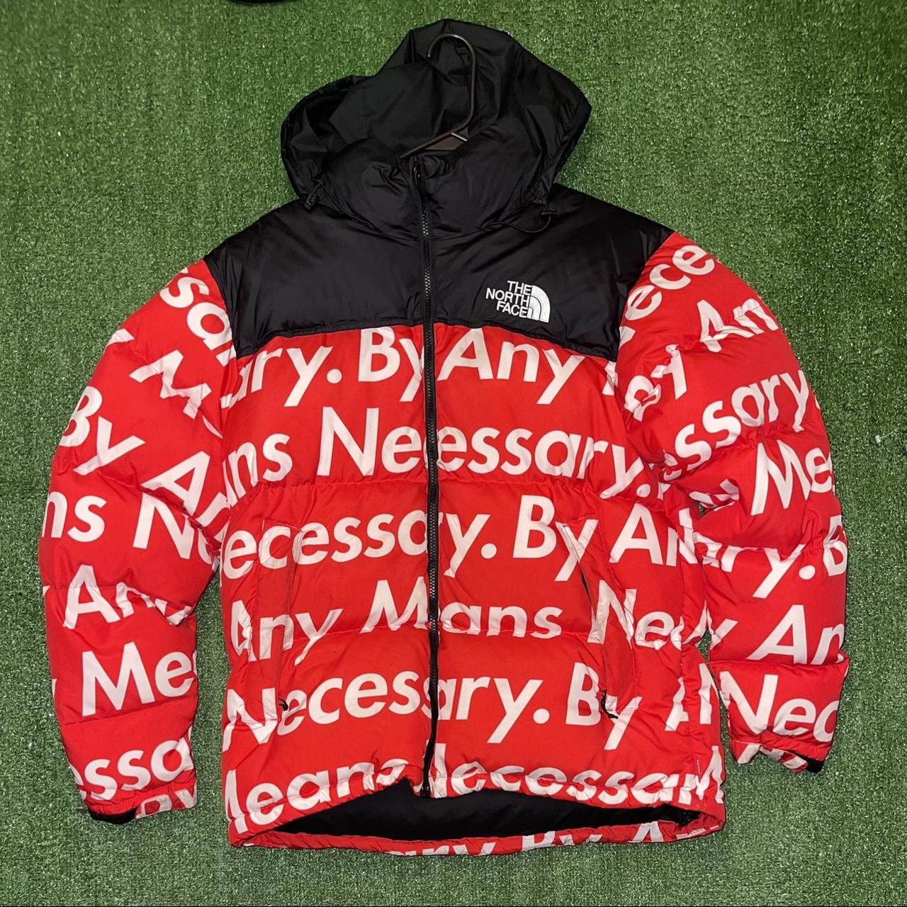 Supreme X North Face By Any Means Nuptse jacket... - Depop