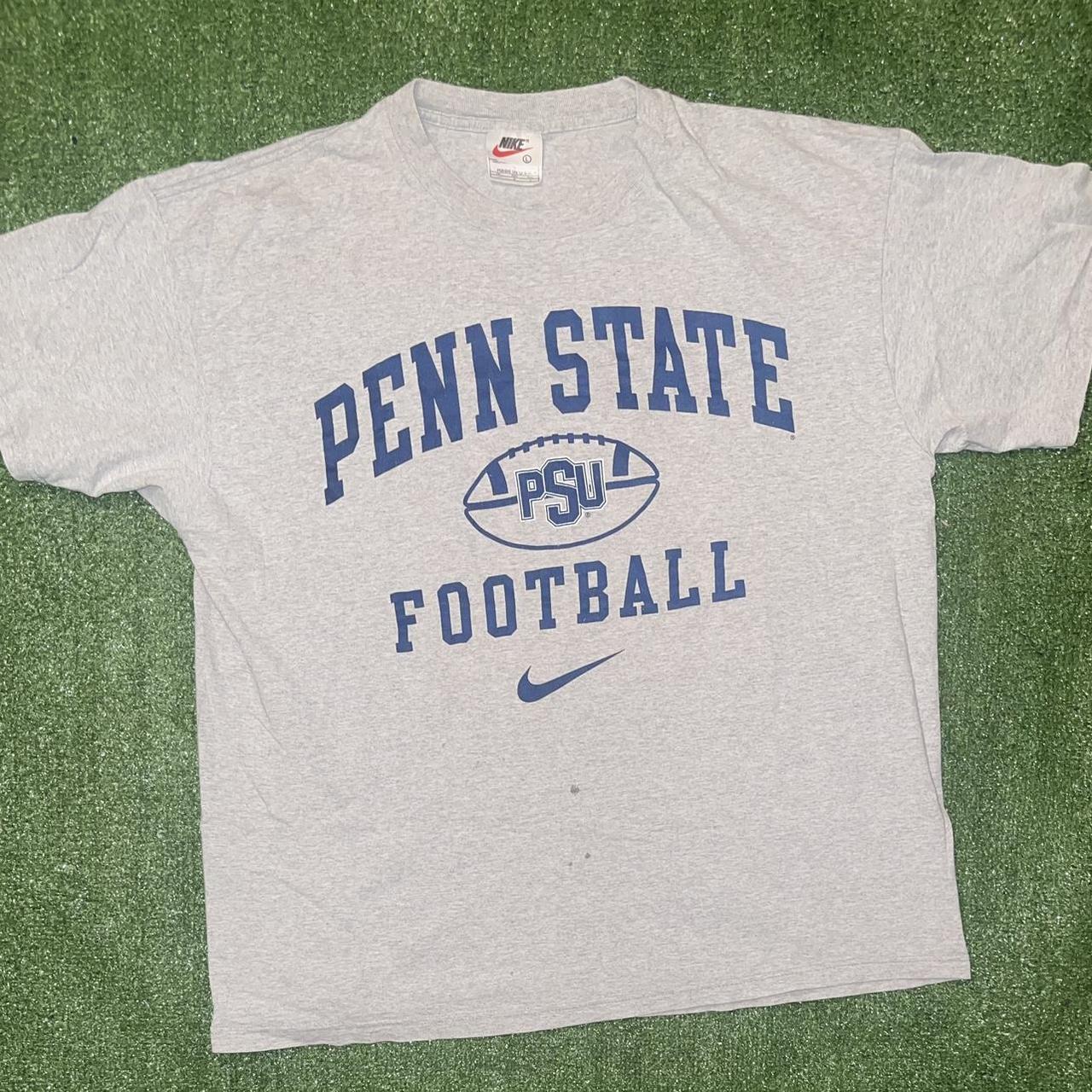 Vintage Nike white tag Penn State tee, 24 in pit to...