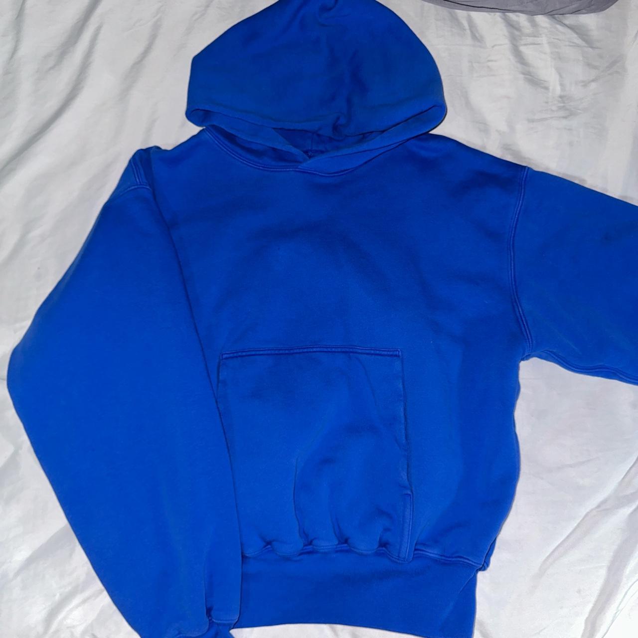 Yeezy blue online hoodie