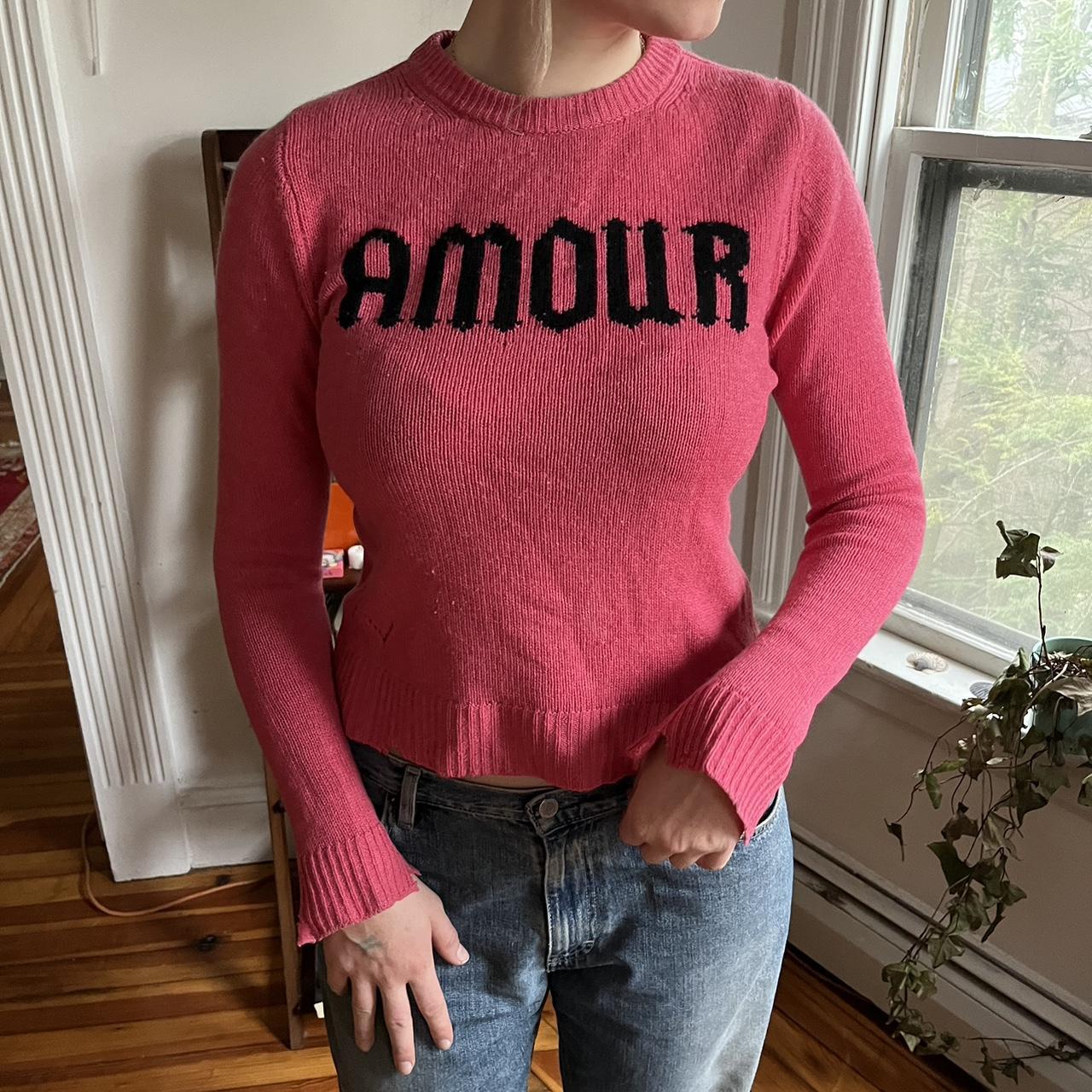 Zadig & Voltaire cashmere blend hot pink AMOUR... - Depop