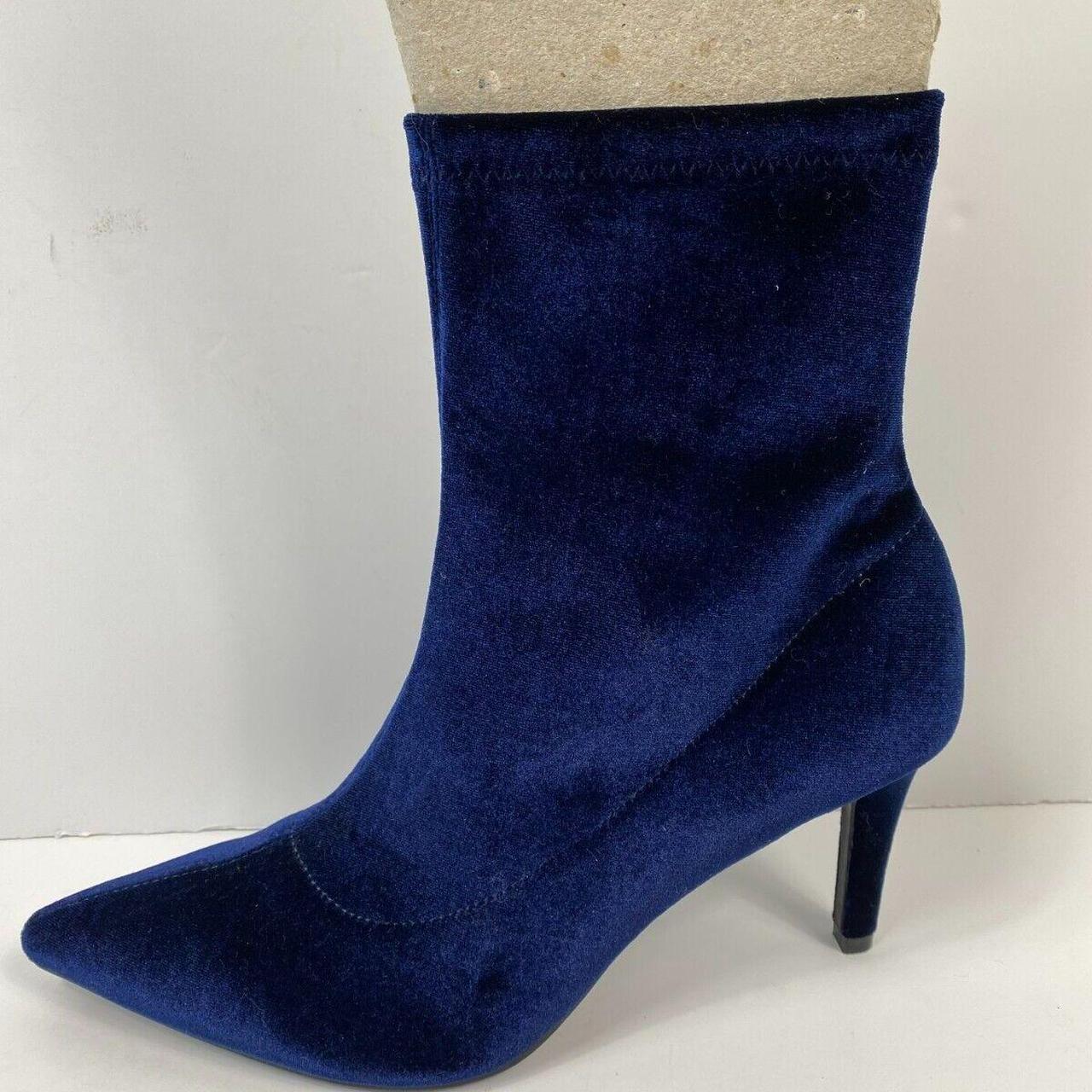 Marks and spencer blue best sale suede boots