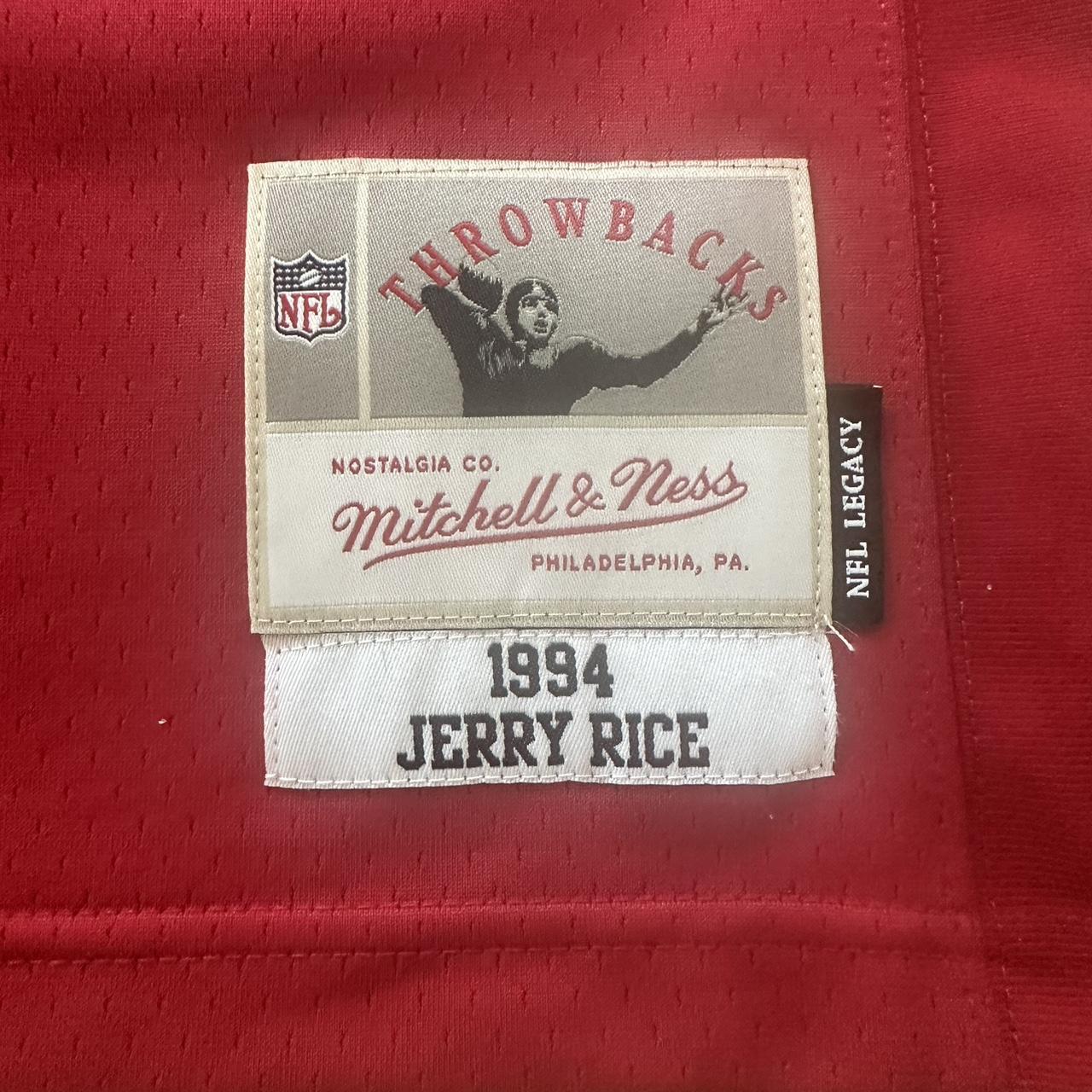 49ERS JERRY RICE 1994 THROWBACK MITCHELL AND NESS - Depop