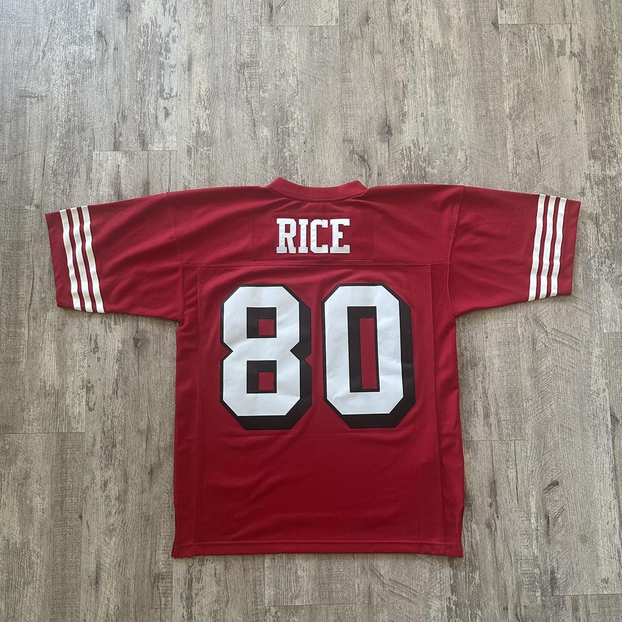 Jerry Rice San Francisco 49ers Jersey  Mitchell & Ness NFL 1994 Red  Throwback Jersey