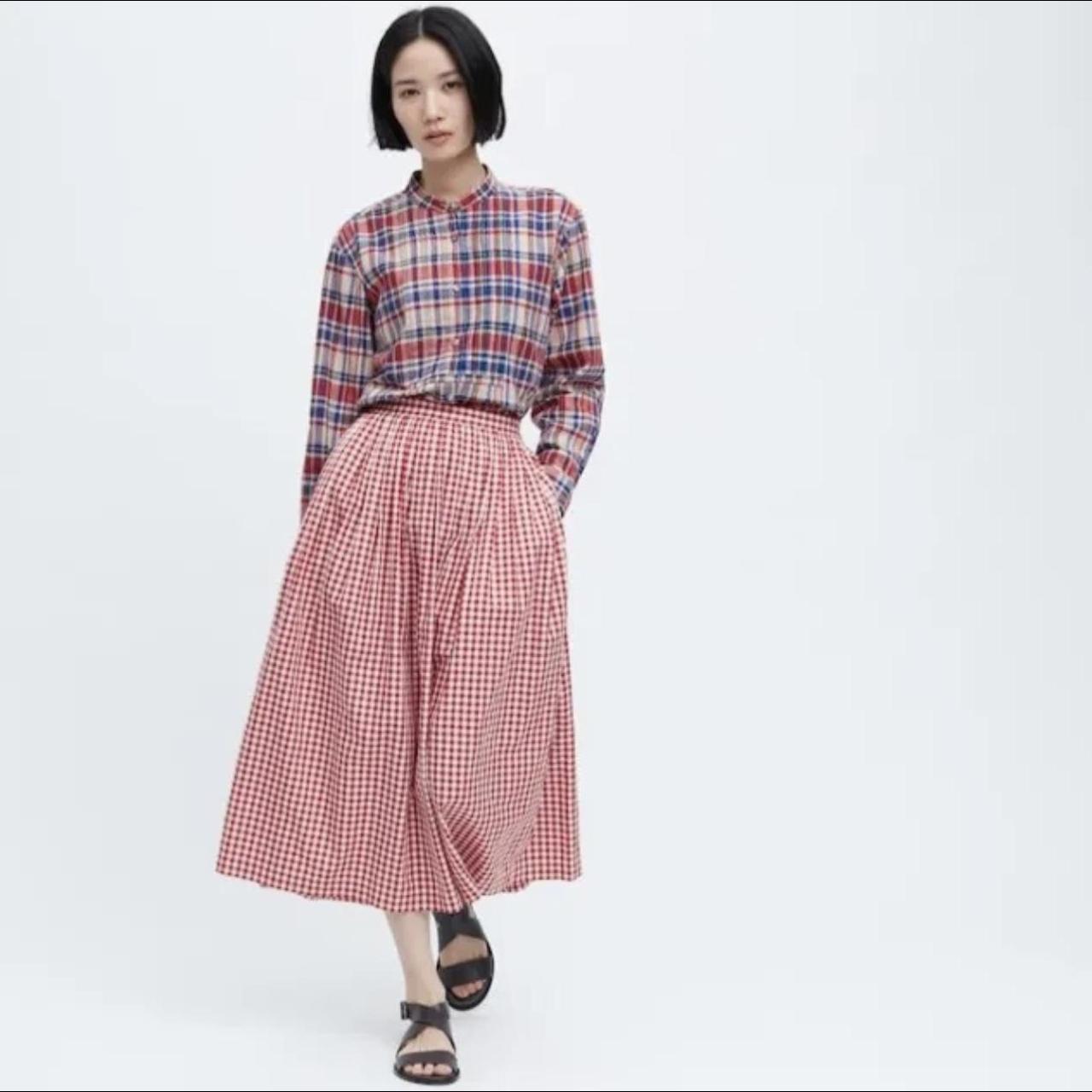 UNIQLO x INES DE LA FRESSANGE Cotton Twill Gather | Depop