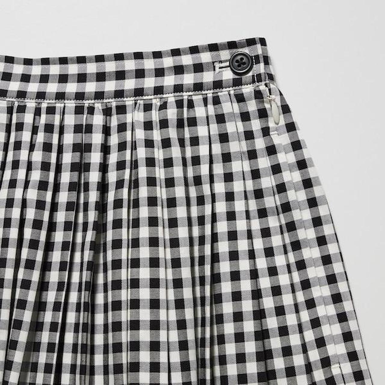 スカート Ines de la fressange Skirts UNIQLO x INES DE LA FRESSANGE Cotton Twill Gather | Depop