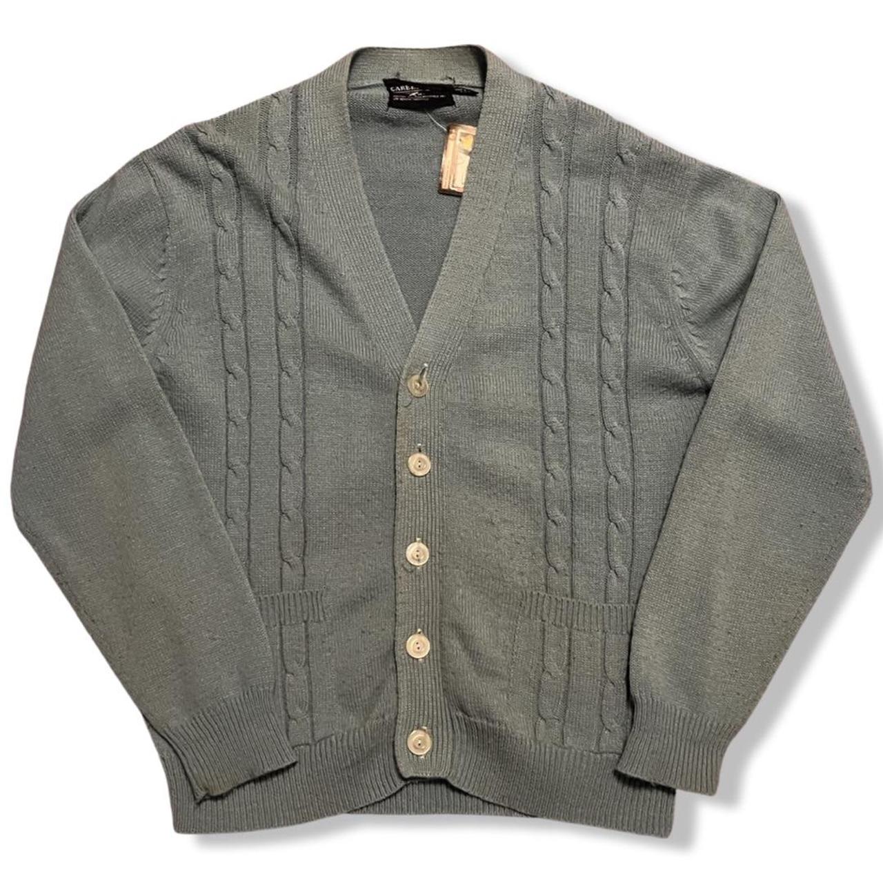 Men's Blue Cardigan Depop