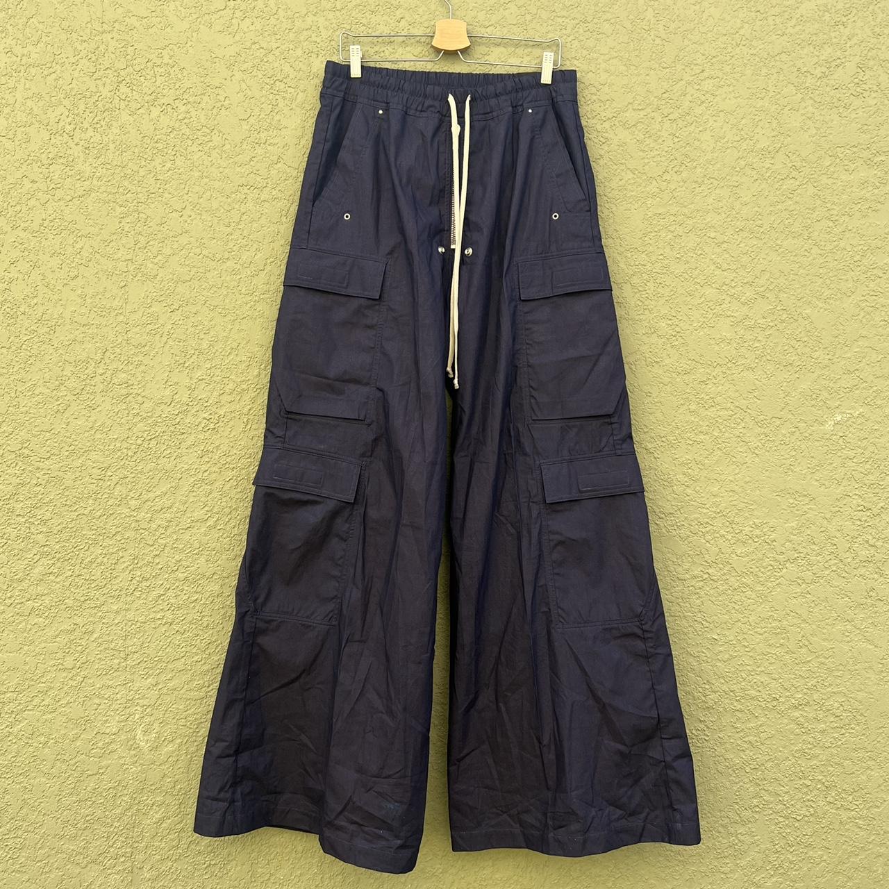 Rick Owens DRKSHDW Indigo Jumbo Cargobela Cargo Bela... - Depop