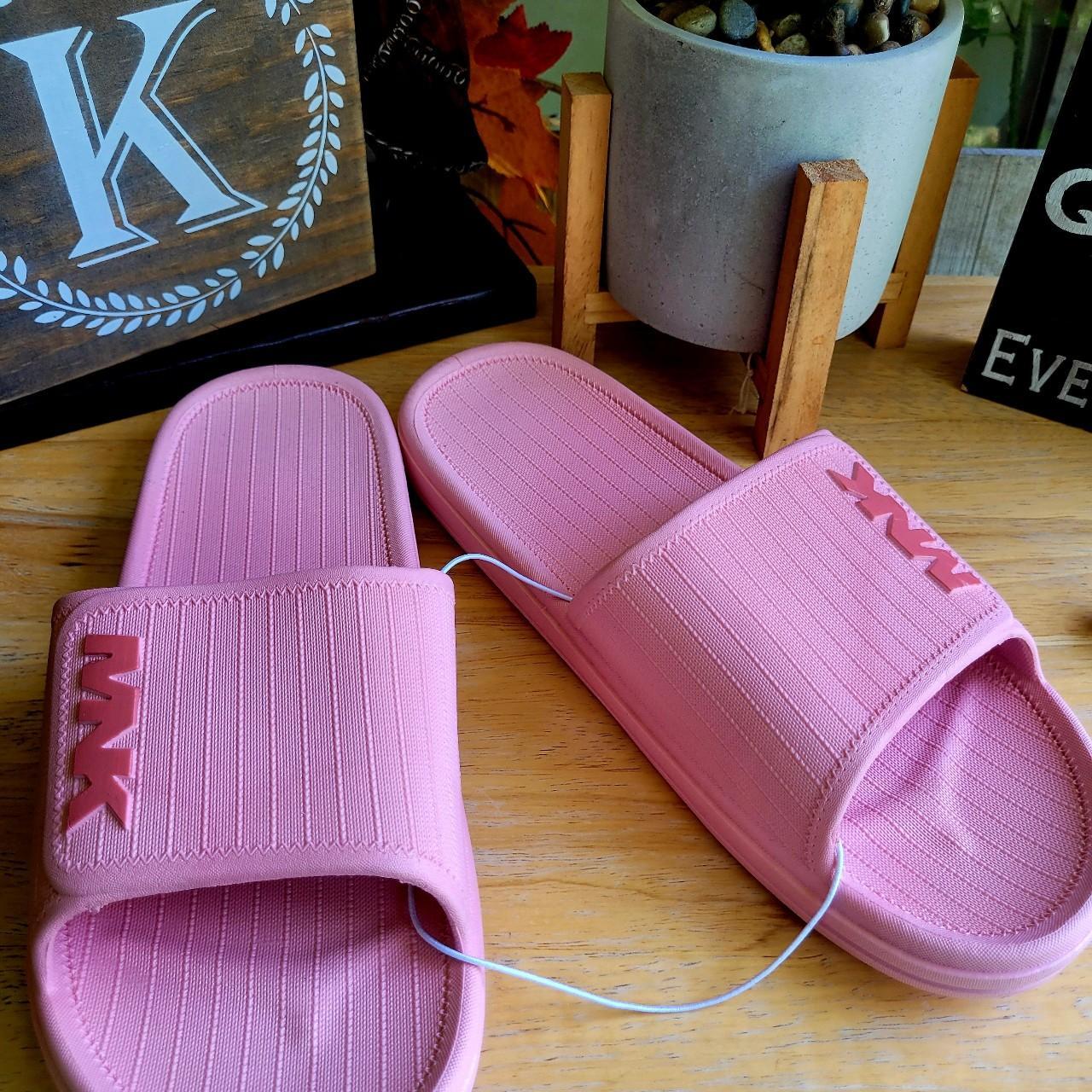 MKN Pink Slides Super cute and comfortable Depop