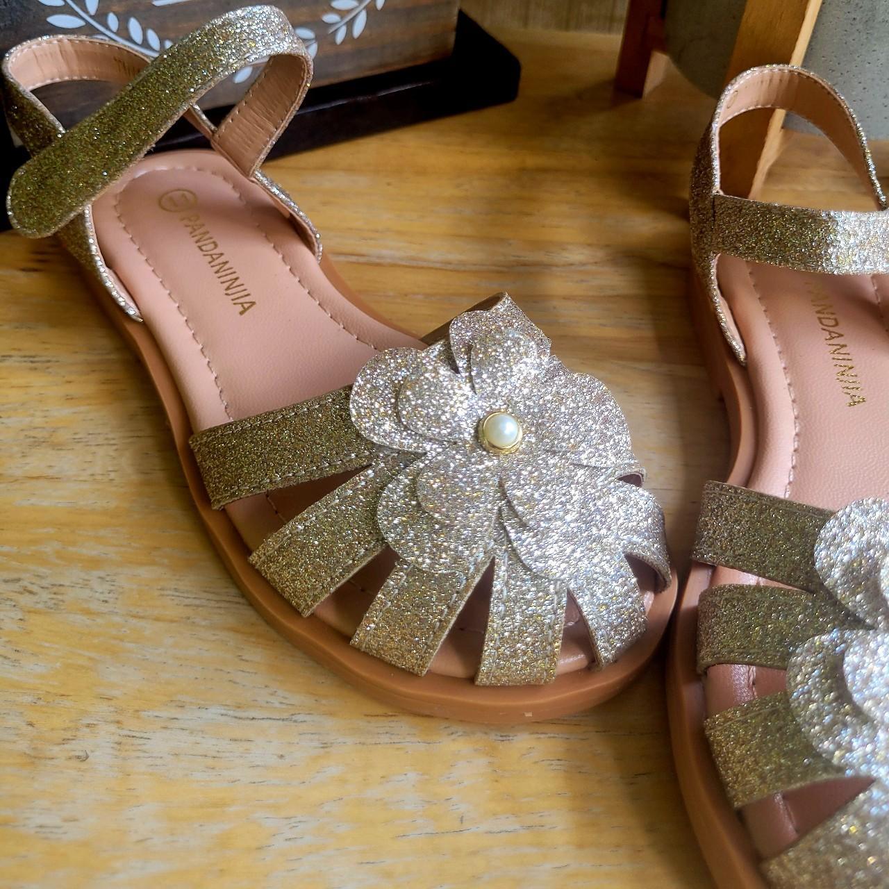 Badgley Mischka Low-heeled Shoes For Big Girls, Dress Sandals With Back Bow  : Target
