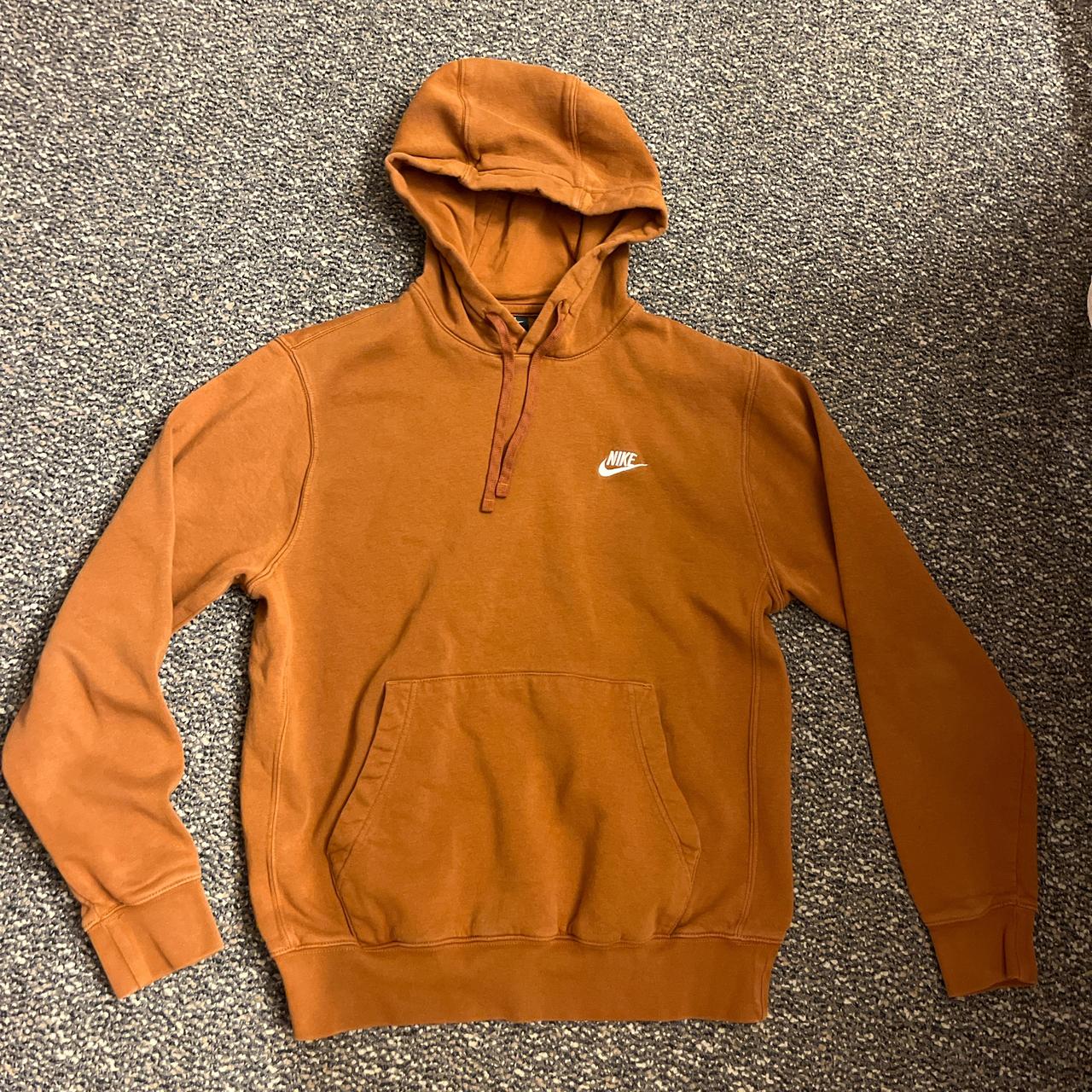 Burnt orange nike hoodie hotsell