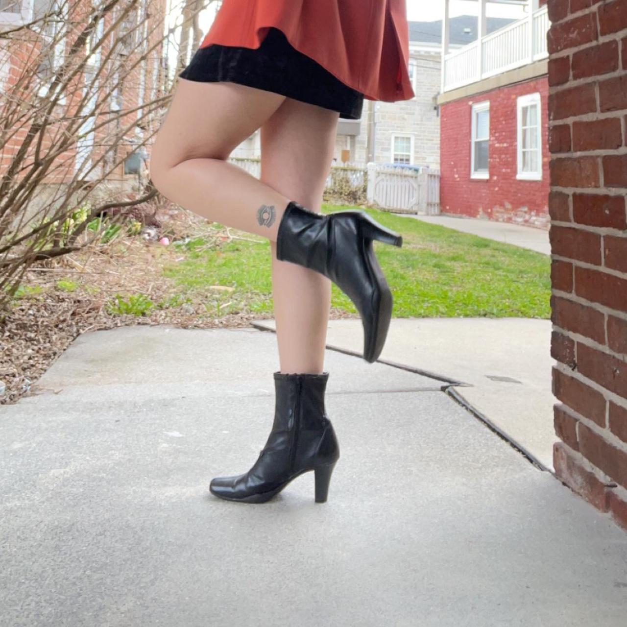 Target Women's Black Boots | Depop