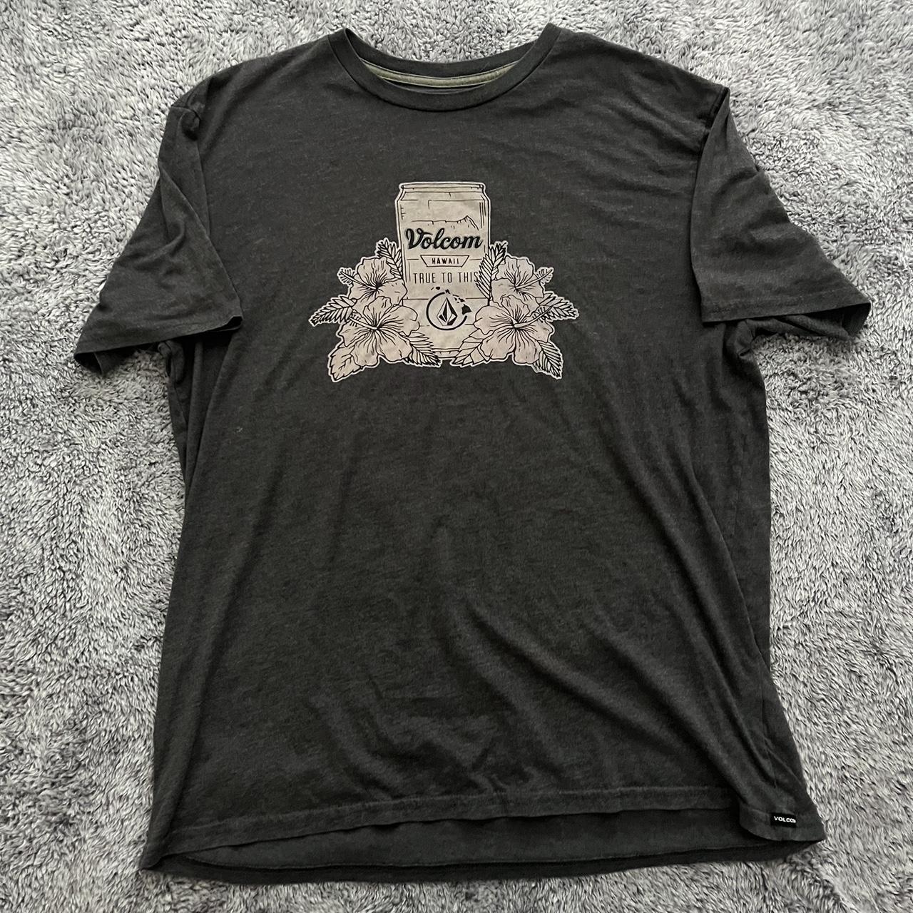 volt green and grey shirt