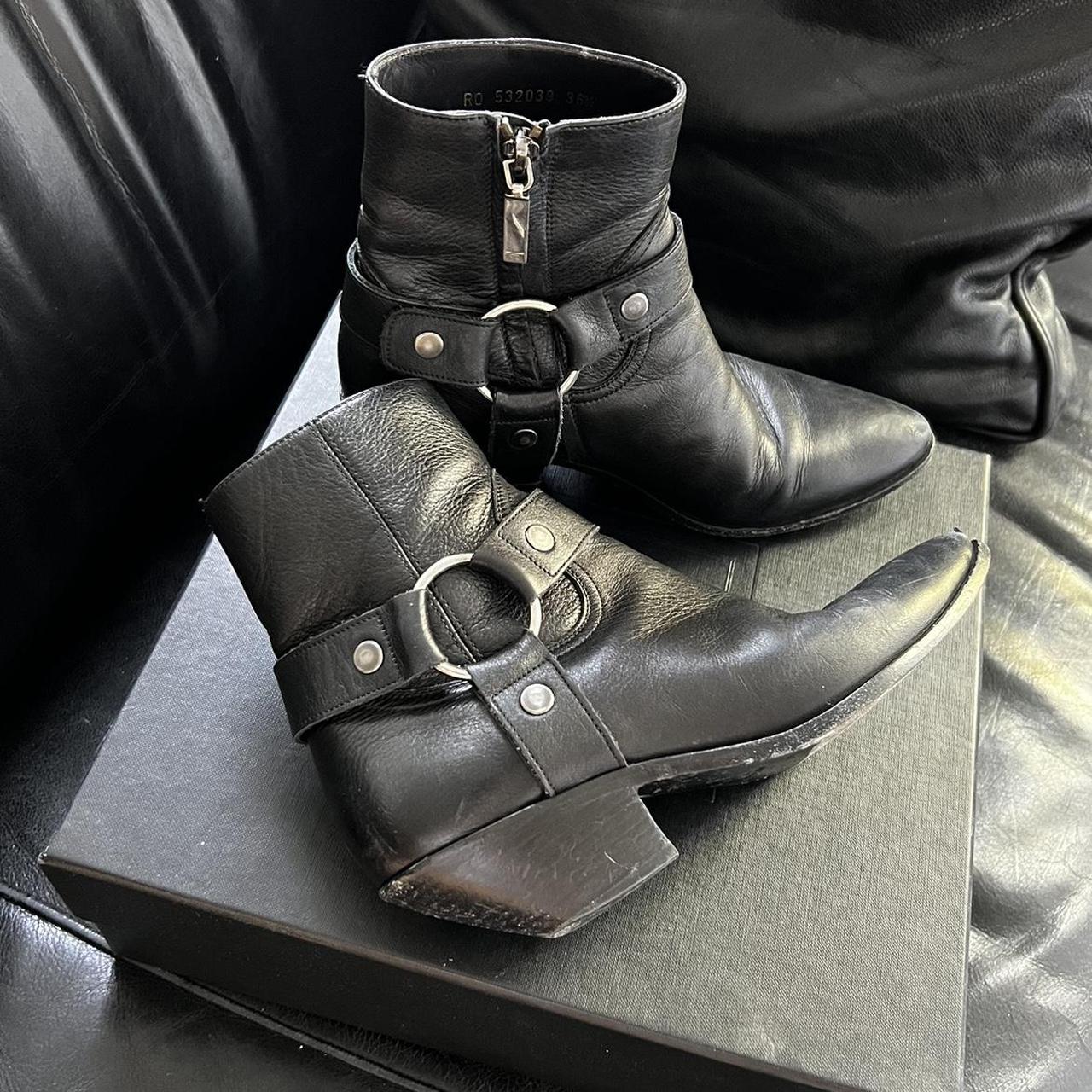 Saint laurent sale western bootie