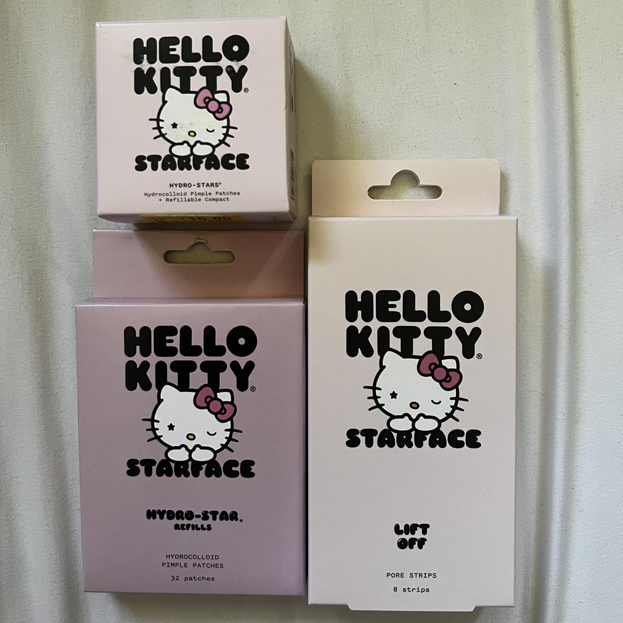 Pink Hello Kitty Starface Compact + Refills + Nose... - Depop
