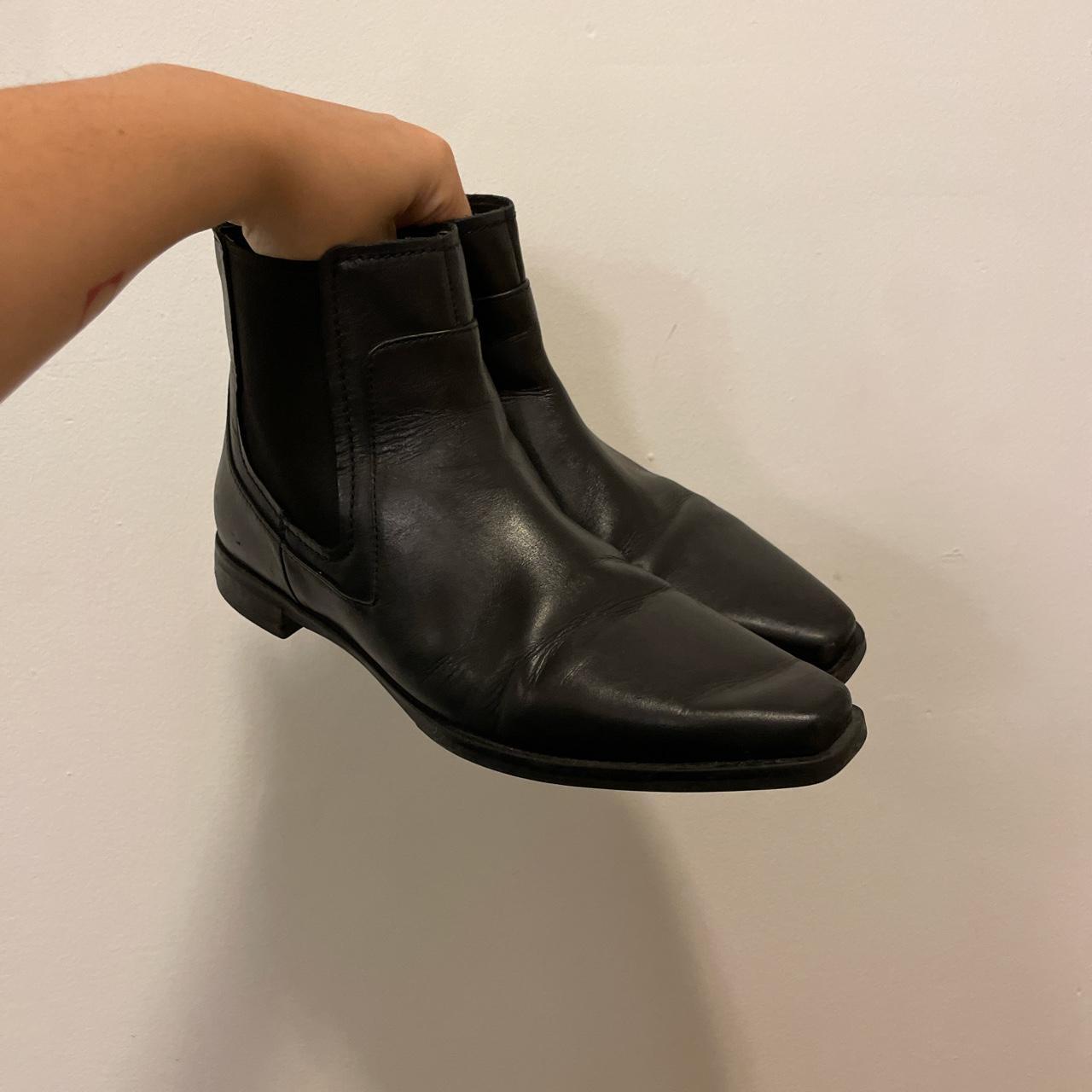 Zara Chelsea boots with square toe size 38. Good... - Depop