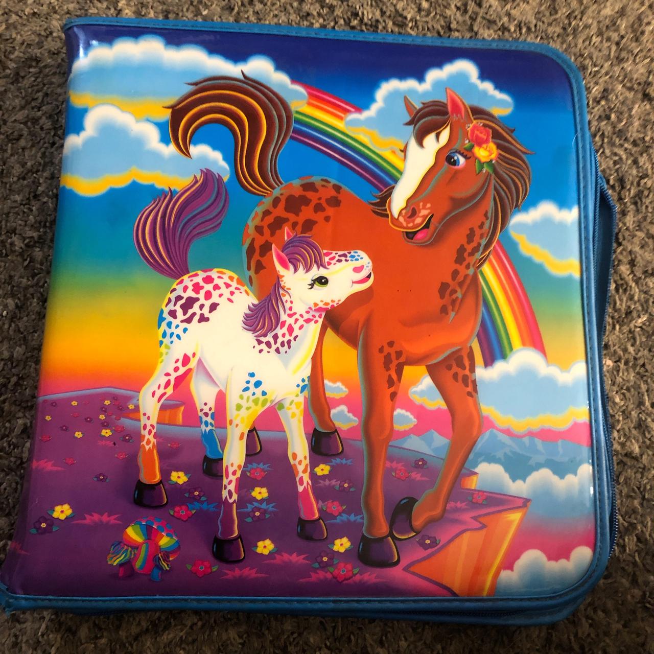 Retailer Vintage Lisa Frank Rainbow Chaser 3 Ring Binder