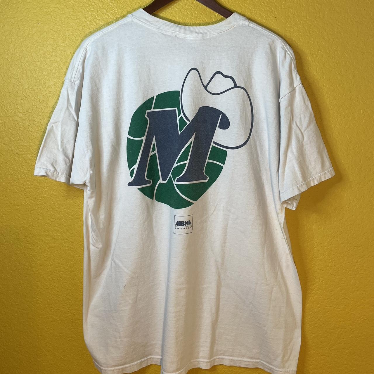 VINTAGE DALLAS MAVERICKS TEE SIZE XLARGE COND 7/10... - Depop