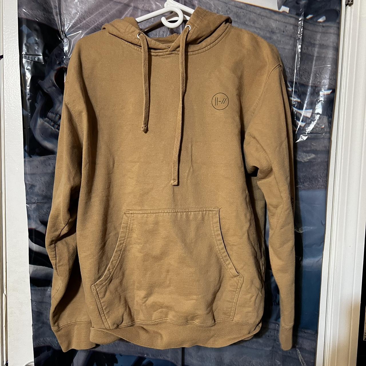 Twenty one shop pilots tan hoodie