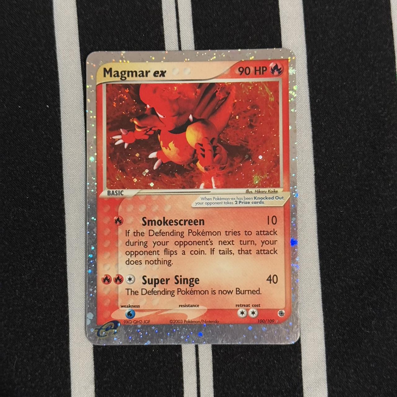 magmar Pokémon TCG card #pokemon #pokemoncards #tcg... - Depop